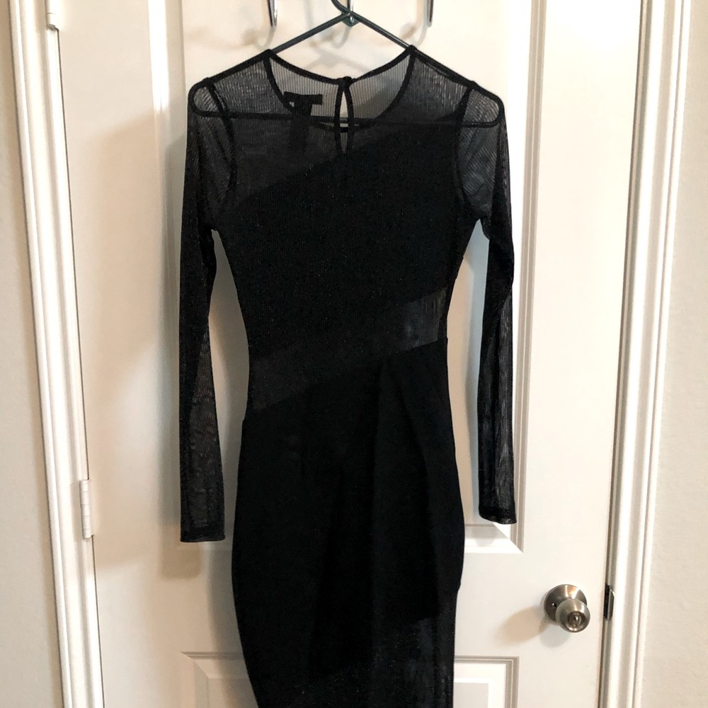 Revolve h:ours Black Dress